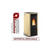 Stufa A Pellet Nordica Extraflame Ketty Evo 7 Kw 180 Mc Colore Pergamena Offerta
