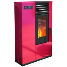 Punto Fuoco - Stufa a Pellet Susy Slim 7,5Kw Rosso