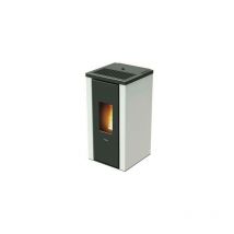 Stufe a pellet vera da 7 kw per 170 mc misura 45x45,5x89,5h colore: bianco