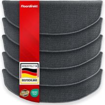 Stufenmatte London Pro Halbrund Anthrazit 15er Set