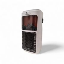 Stufetta termoventilatore elettrica effetto fuoco vivo Niklas ptc Plugin Fuego