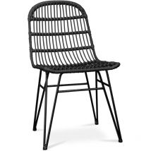 Rattan-Esszimmerstuhl - Boho-Stil - Many