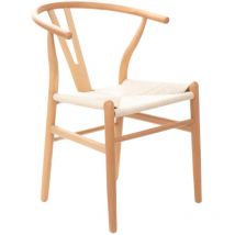 Stuhl CADERIA natur gewebt 53x45x76 cm 871356