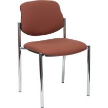 Piqueras Y Crespo - Stuhl fixiert Villalgordo bali braunes Chassis Chrom
