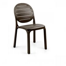 Stuhl ' Nardi Erica' Gartenmöbel, für Bar und Restaurant aus Polypropylen-Glasfaser -Packung mit 2 Stück / Kaffee