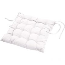 Stuhlkissen mit Bindebändern essentiel, gesteppt, 40 x 40 cm