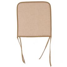 Stuhlkissen mit Schleifen, 38 x 38 cm