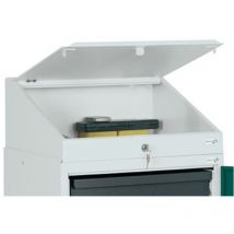 Piano scrivania H272 / 91xL500xP500mm grigio chiaro Stumpf