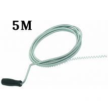 BS - Sturalavandino spirale 5M sonda pulizia tubi scarico molla flessibile sturatubi