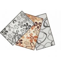 Homeness - Style nylon en nylon en nylon rectangulaire Nylon Zerbino 40x80 cm Style