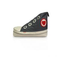 Humza Amani - Stylish Shoe Boot Bean Bag/Seat (sneaker style) with Bean Filling - Dark Grey