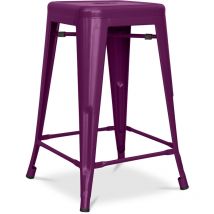Barhocker - Industriedesign - Stahl matt - 60cm - Neuauflage - Stylix
