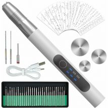 Stylo de gravure électrique, outil de gravure multifonction, outil de gravure portable sans fil, stylo de gravure, rechargeable usb, graveur rotatif