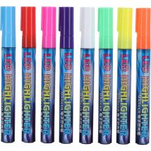 Jeffergarden Stylo de Marquage Apiculteur 8 Pièces Stylo de Marquage en Matière Plastique 8 Couleurs, Adapté pour Marquer la Nouvelle Reine des