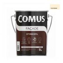 Styrecryl - 5L Ton pierre - Peinture ravalement façade classe D2 conditions climatiques difficiles