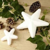 Styroporstern 20 cm, weiß Bastelmaterial