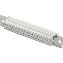 Embase sub-d femelle 37 pôles 180 ° fût à souder 1 pc(s) D19158