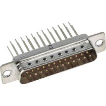 Embase sub-d mâle 15 pôles Harting 09670155655 180 ° à souder 1 pc(s)