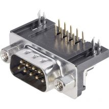 10120037 Embase sub-d mâle 90 ° Nombre de pôles: 9 coudé pour circuits imprimés 1 pc(s) A214281 - Bkl Electronic