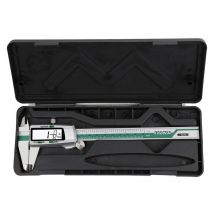 Subler Digital insize 0-150 mm, 0,01 mm, acier inoxydable, électronique de mesure, lcd, étanche, argent/vert