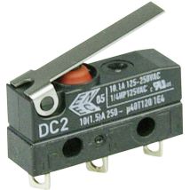 ZF - DC2C-A1LB Mikroschalter DC2C-A1LB 250 v/ac 10 a 1 x Ein/(Ein) IP67 tastend 1 St.