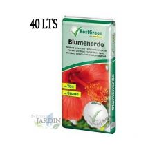 Suinga - Terreau Rempotage Plantes Vertes et Fleuries 40 l BestGreen- Stimule la croissance et facilite l'enracinement