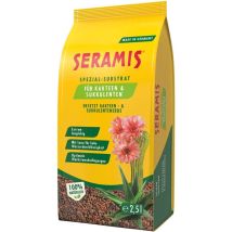 Seramis - Substrato Speciale Per Cactus E Piante Grasse, 2,5 L – Granulato Per Cactus E Piante Grasse, Terriccio Per Cactus Per L'Acqua E I Nutrienti