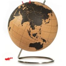 Uk Cork Globe Mappamondo, Sughero, Marrone - Suck
