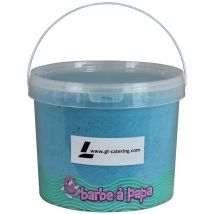 Gt Catering - Sucre pour barbe à papa goût vanille - 5 kg - Fabriqué en France