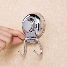 Shining house Suction Cup Hook [1 Pack] Stainless Steel Vacuum Suction Cup Hook, Wall Hook, Bath Towel Hook, Heavy Duty Suction Cup Hook Holds up to