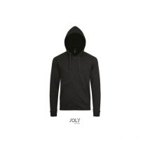 Sol's - Sudadera Con Cremallera Unisex stone xs Antracita Mezcla
