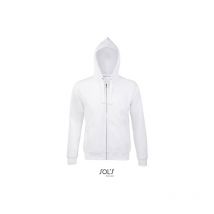 Sol's - Sudadera Con Cremallera y Capucha De Hombre spike men 3XL Blanco