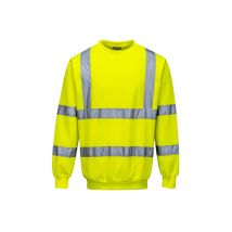 Sudadera de alta visibilidad de tejido de punto con cintas reflectantes B303 5XL amarillo