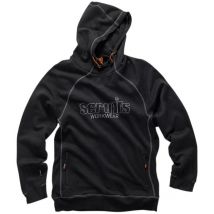 Scruffs - Sudadera con capucha Trade, color negro Talla m