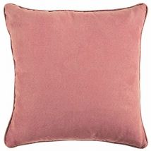 Sueden - Coussin en suédine terra cotta 40x40