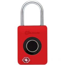 Südmetall Vorhängeschloss mit Fingerabdruck-Scan 30 x 18 mm Riegel & Vorhängeschlösser