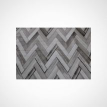 Comercial Candela - Suelo Vinilico 140X200CM Compoción 50% pvc / 50% Vinilo Linoleo Revestimiento pvc Imitacion Parquet Chevron Gris