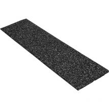 Suelo deportivo canto de goma - 100x25 cm - 20 mm de espesor - Gris
