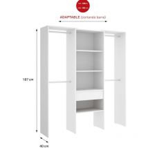 Suit Armario Vestidor blanco
