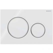 ZVD - Suitable for geberit duofix Sigma 20 wc operating plate - 115.882.KJ.1 - White and chrome