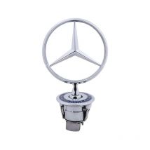 Ikodm - Suitable for Mercedes-Benz square wheat head brand square plane coverW124 W202 W203 W208 W210/44mm