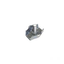 EDM - Sujetacable plano simple fabricado en metal galvanizado 6mm