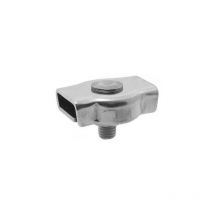 Viso - Sujetacables plano 1 tornillo acero zincado Ø2 mm 4 piezas - SCP124SB