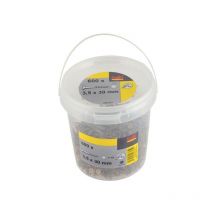 Seau 600 vis tf tx 3.5x30 mm + embout T10 - Suki