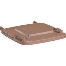Deckel Polyethylen braun passend für Müllgroßbehälter 120 l