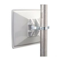 Colonna in tubo di acciaio zincato a caldo L1500xP49mm per pattumiera / specchio Sulo