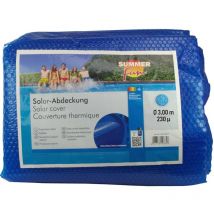 Copertura Solare per Piscina Rotonda 300 cm in pe Blu Summer Fun