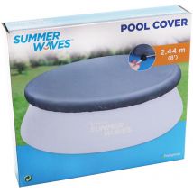 Pool Cover Abdeckplane rund 244 cm Poolplane - Summer Waves