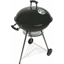 Bigmat - Barbecue Tondo Con Coperchio E Ruote 73 X 57 X 100 Cm