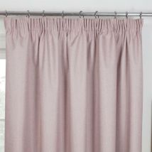 Sundour - Eclipse Blackout Pencil Pleat Curtains Rose Pink 46x54' Fully Lined Ready Made Curtain Pair